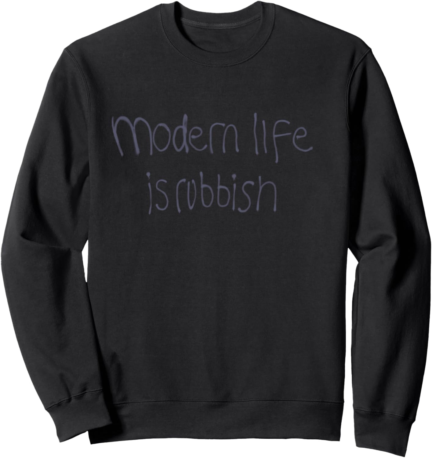 Blur Modern Life Is Rubbish Langarmshirt Sweatshirt - Sweatshirt | Black