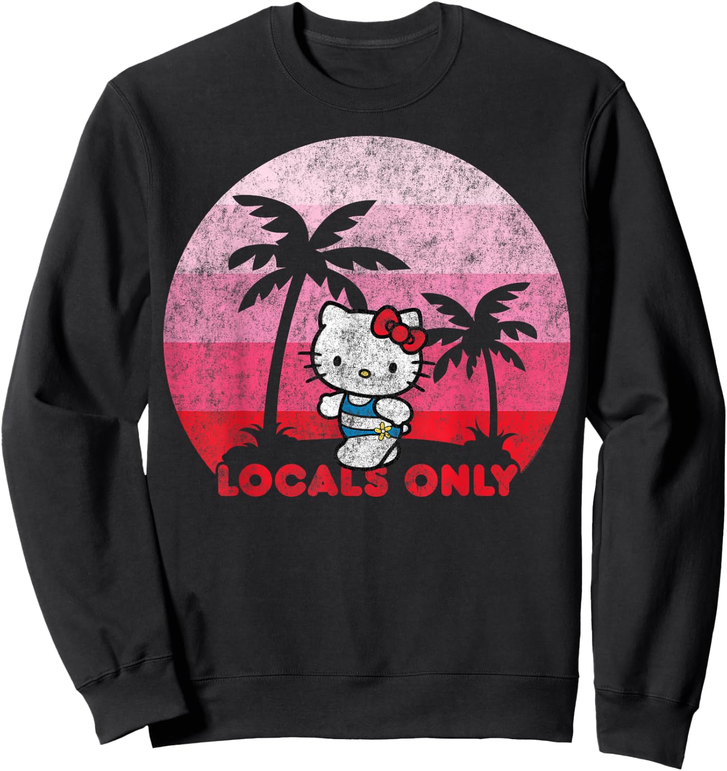 Hello Kitty Locals Only Sweatshirt - Sweatshirt | Black