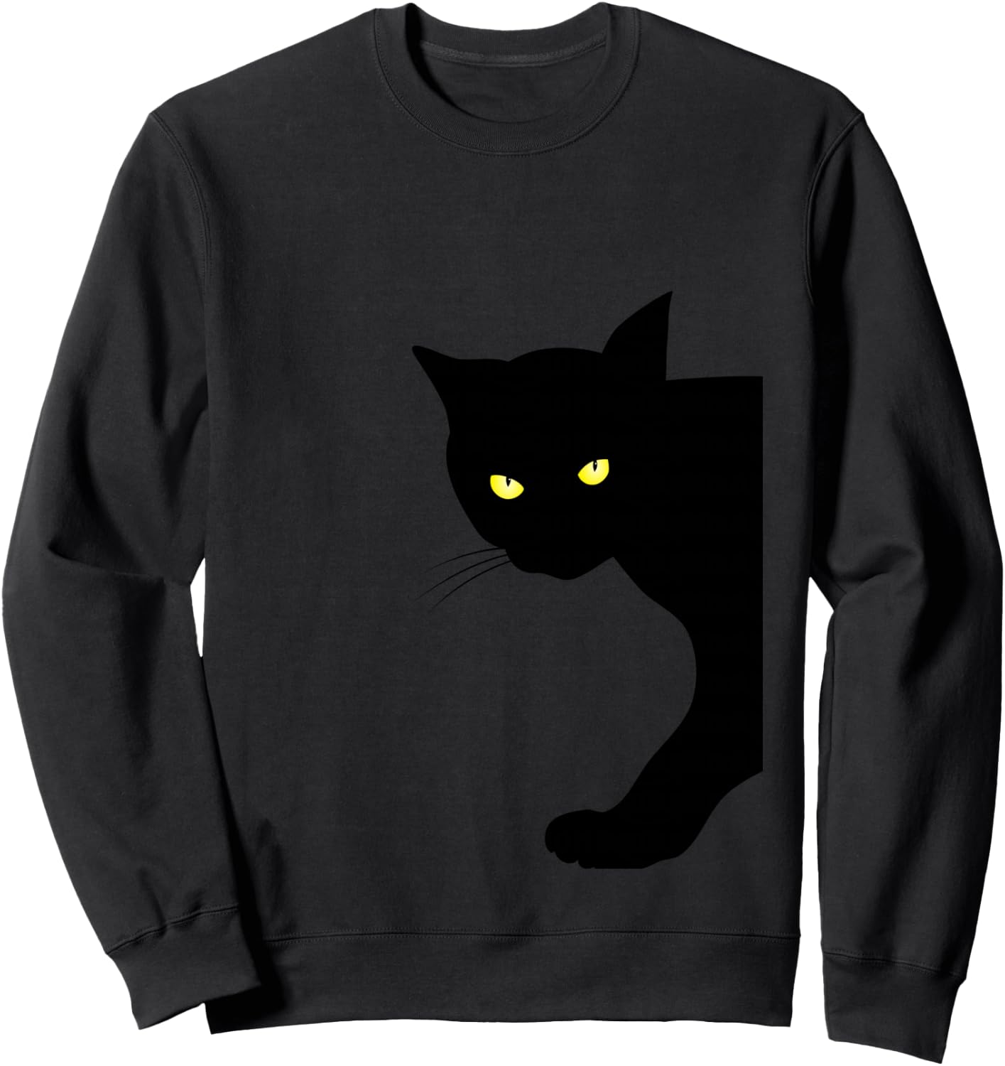 Black Cat Sweatshirt - Sweatshirt | Black