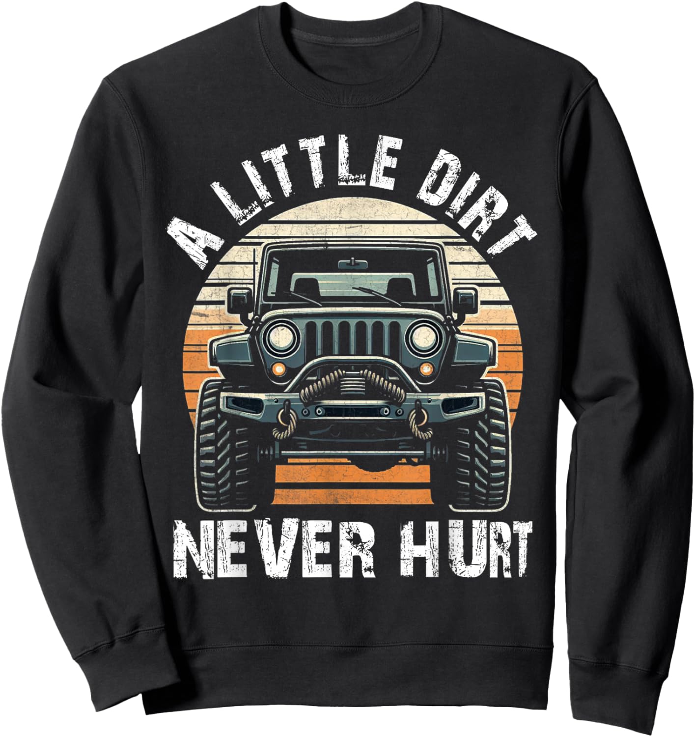 Offroad Racing Dad SxS 4X4 Off-Roading SUV UTV Car Lovers Sweatshirt - Sweatshirt | Black