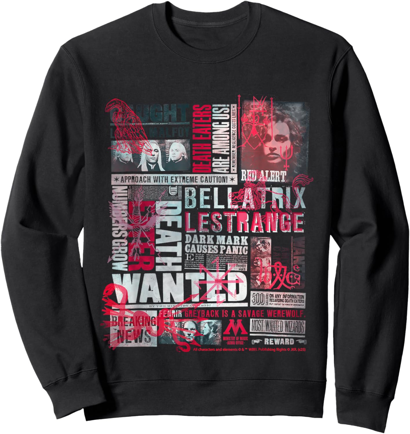 Bellatrix Lestrange gesucht im Halloween-Design von Harry Potter Sweatshirt - Sweatshirt | Black