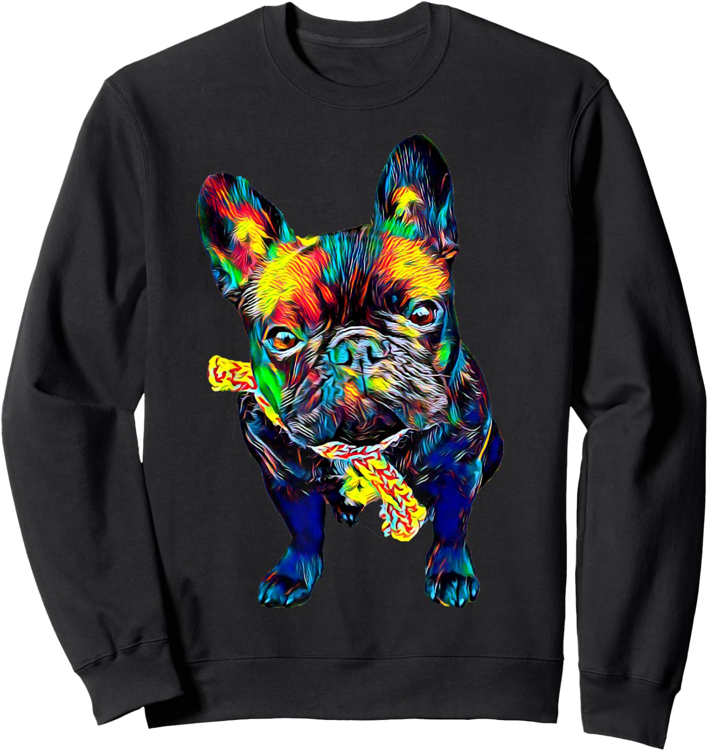 French Bulldog Dog Sweatshirt - Sweatshirt | Black