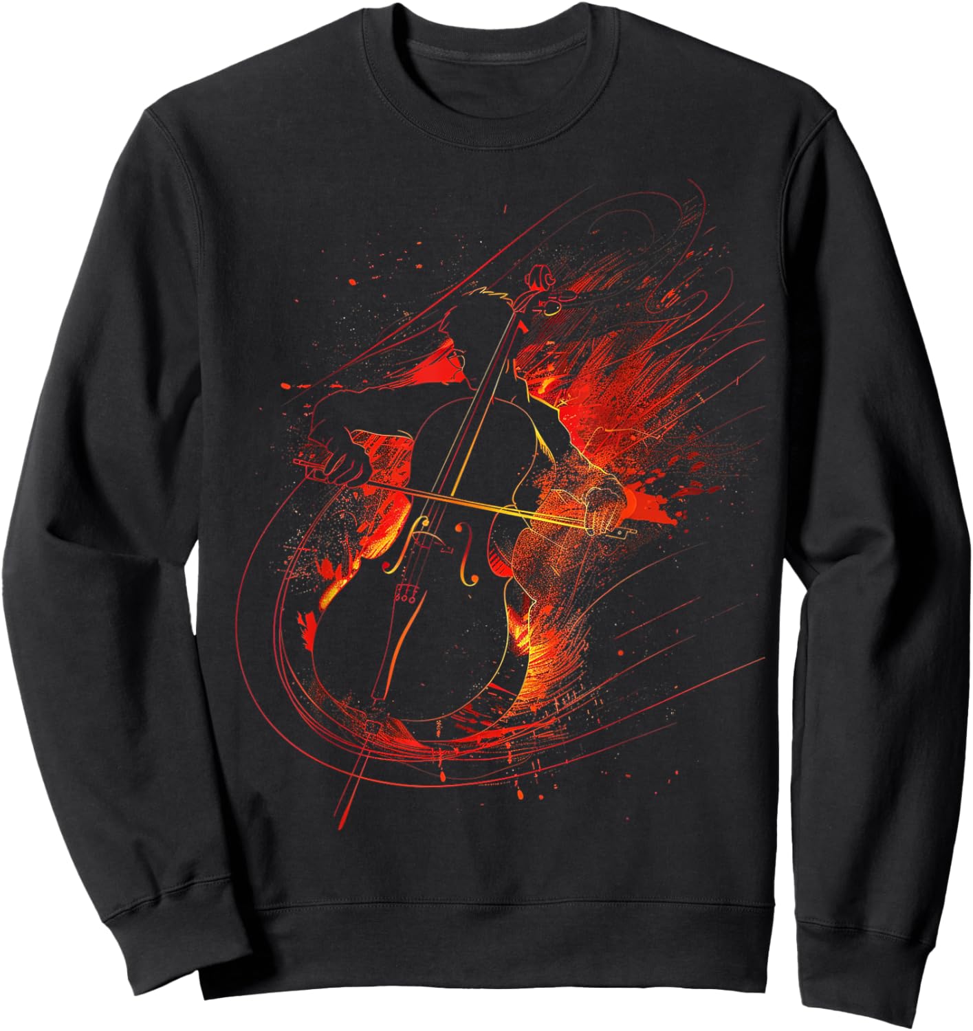 Cello Silhouette Sweatshirt - Sweatshirt | Black