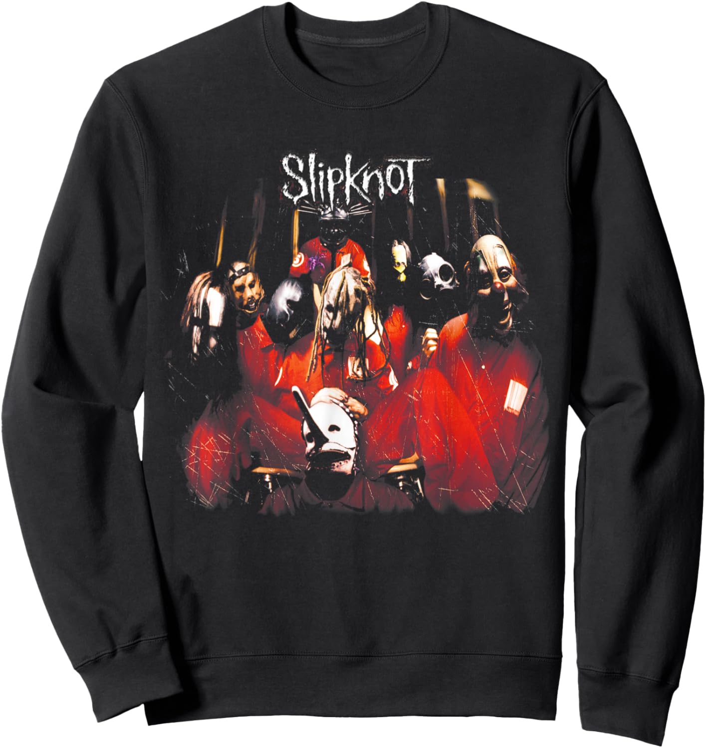 Slipknot Official Self Titled - Men's Black Small Short Sleeve Sweatshirt - Sweatshirt | Black