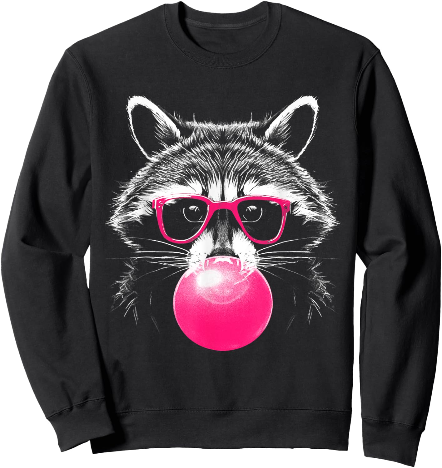 Raccoon Bubblegum Sweatshirt - Sweatshirt | Black