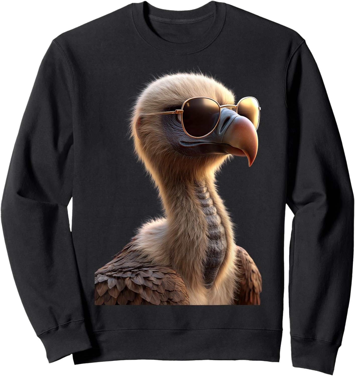 Geier Greifvogel Aasgeier Vulture Süßer Geier Sweatshirt - Sweatshirt | Black