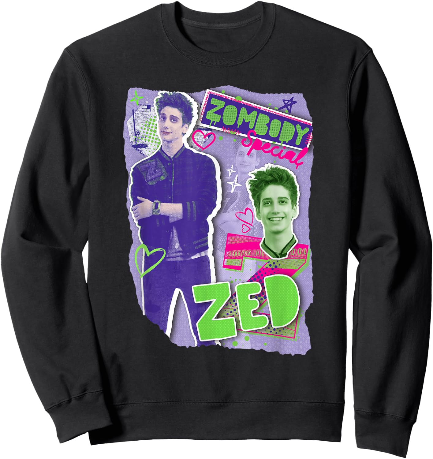 Disney Zombies 3 Zed Zombody Special Sweatshirt - Sweatshirt | Black