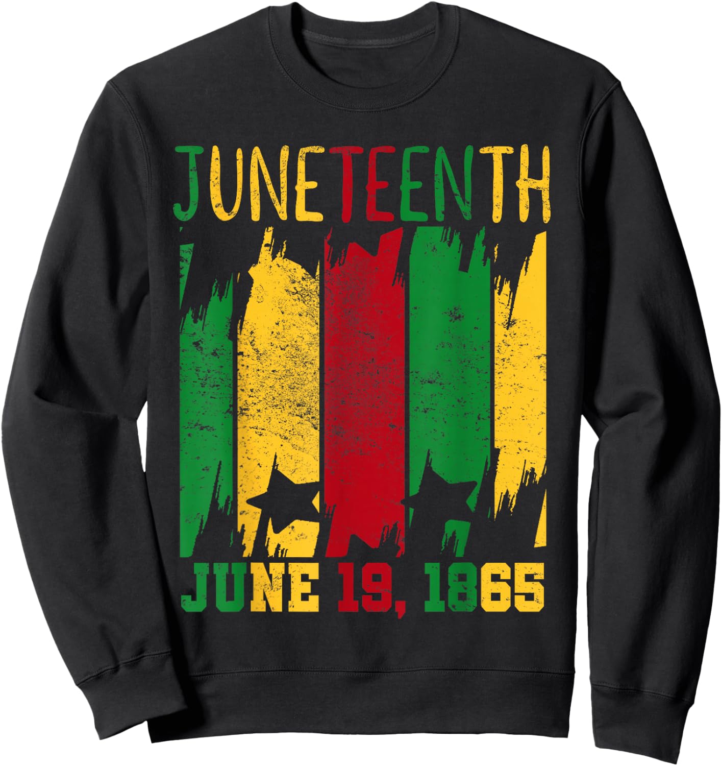 Juneteenth June 19th 1865 Juneteenth Freedom Day Small Sweatshirt - Sweatshirt | Black