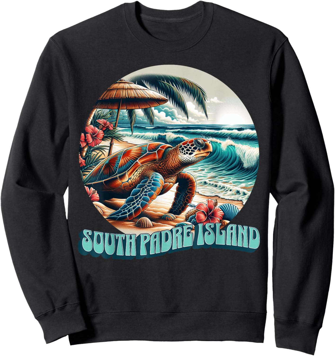 South Padre Island Sweatshirt - Sweatshirt | Black