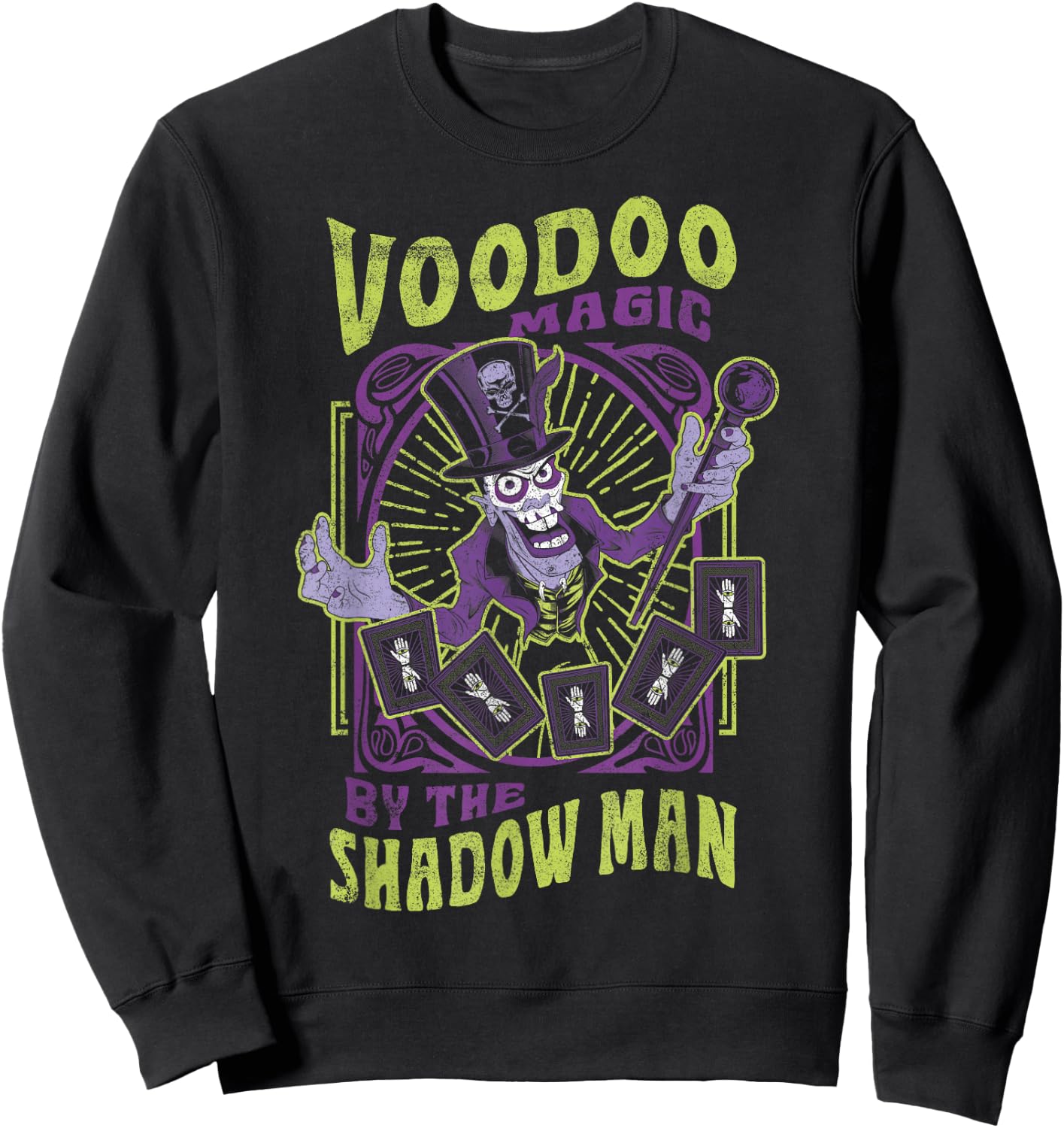 Disney Villains Halloween Doctor Facilier Voodoo Magic Sweatshirt - Sweatshirt | Black