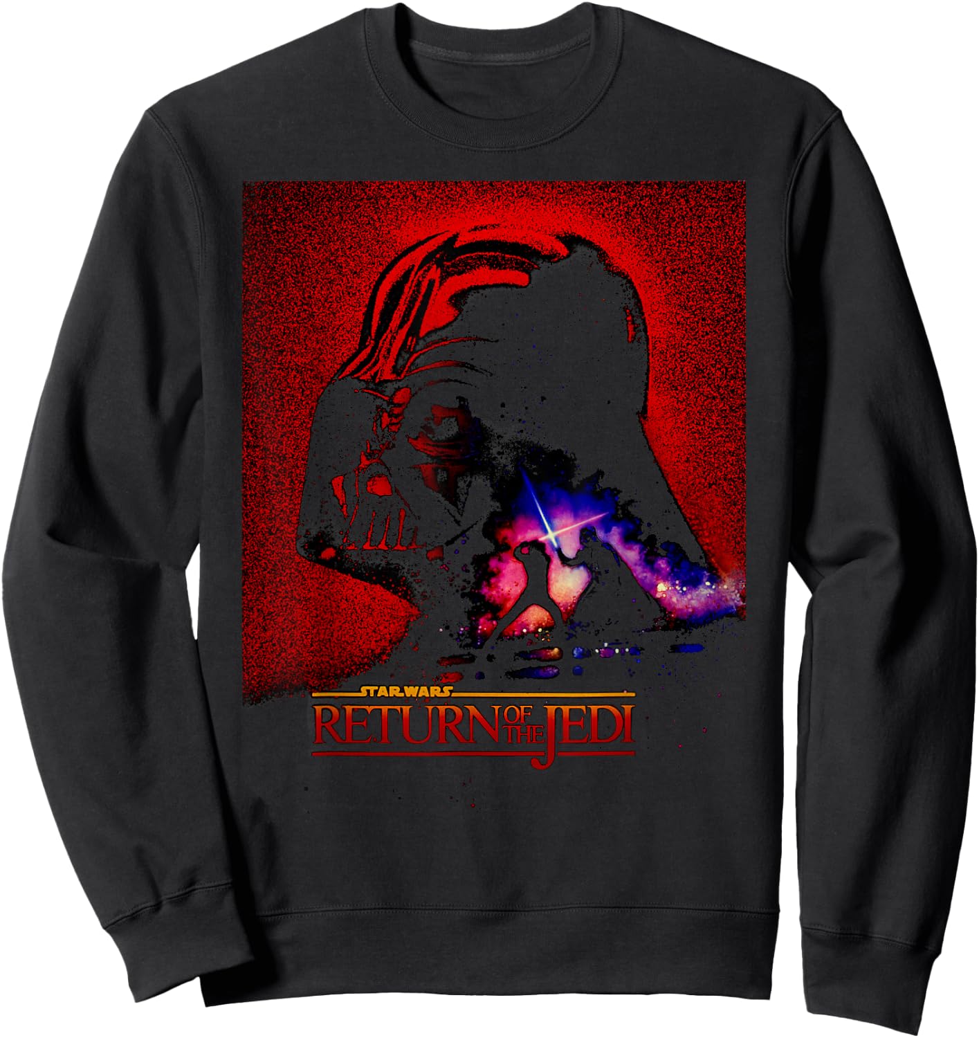 Star Wars Return Of The Jedi Darth Vader Dark Poster Sweatshirt - Sweatshirt | Black