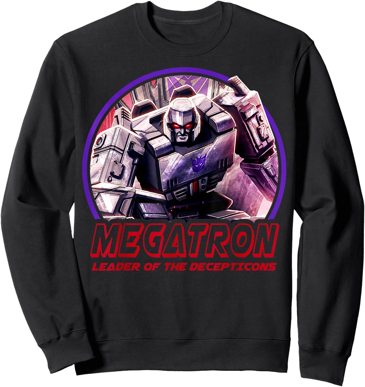 Transformers: War For Cybertron Megatron Decepticon Leader Sweatshirt - Sweatshirt | Black