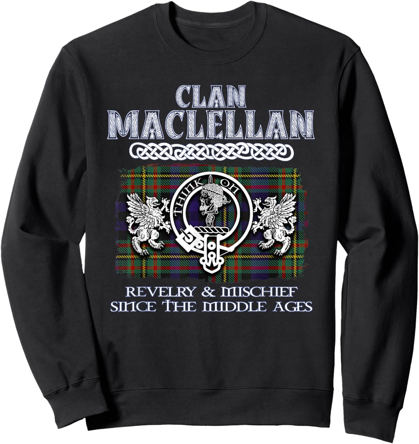 Clan MacLellan Scottish MacLellan surname Sweatshirt - Sweatshirt | Black