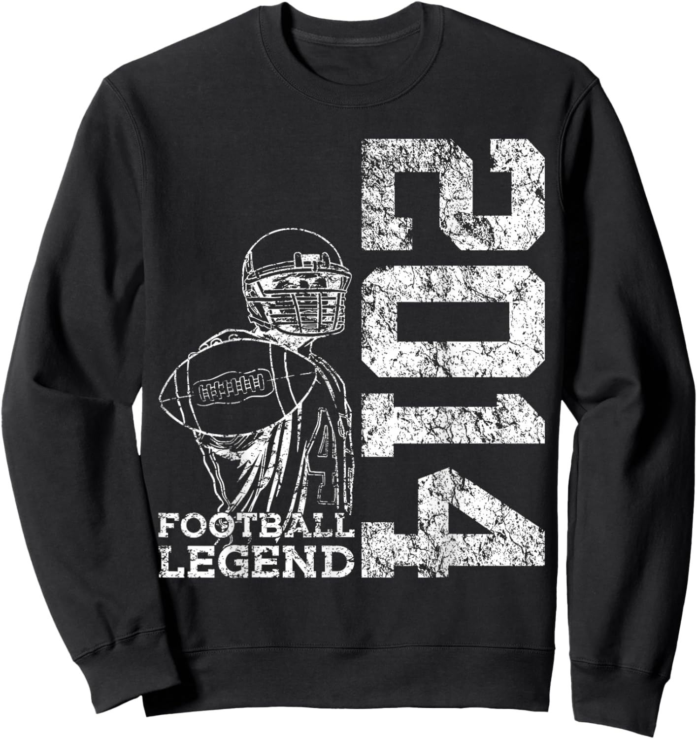 12 Years Football Legend 2014 12th Birthday Sweatshirt - Sweatshirt | Black