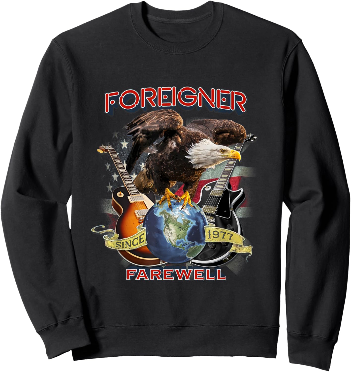 Foreigner Farewell Sweatshirt - Sweatshirt | Black