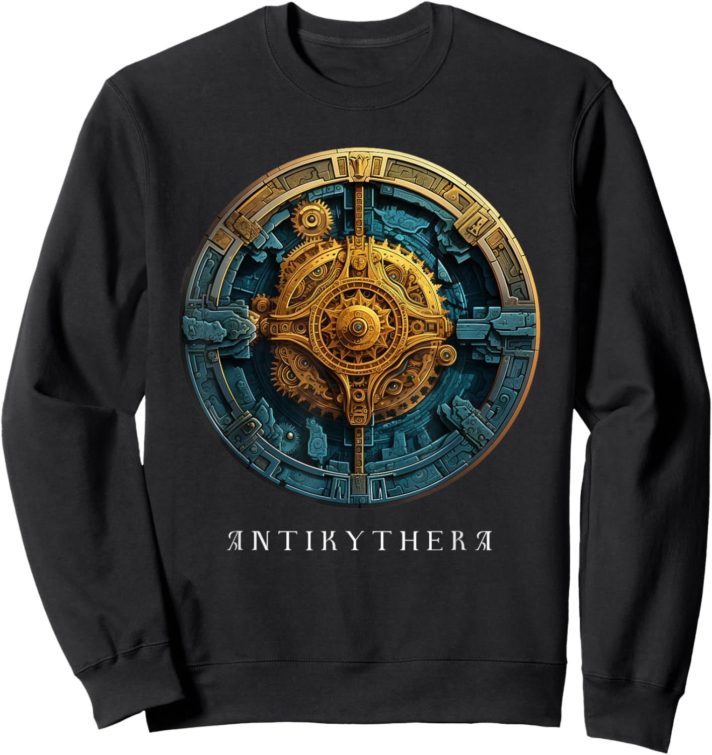 Antikythera Mechanism Greek Computer Ancient Greece Sweatshirt - Sweatshirt | Black