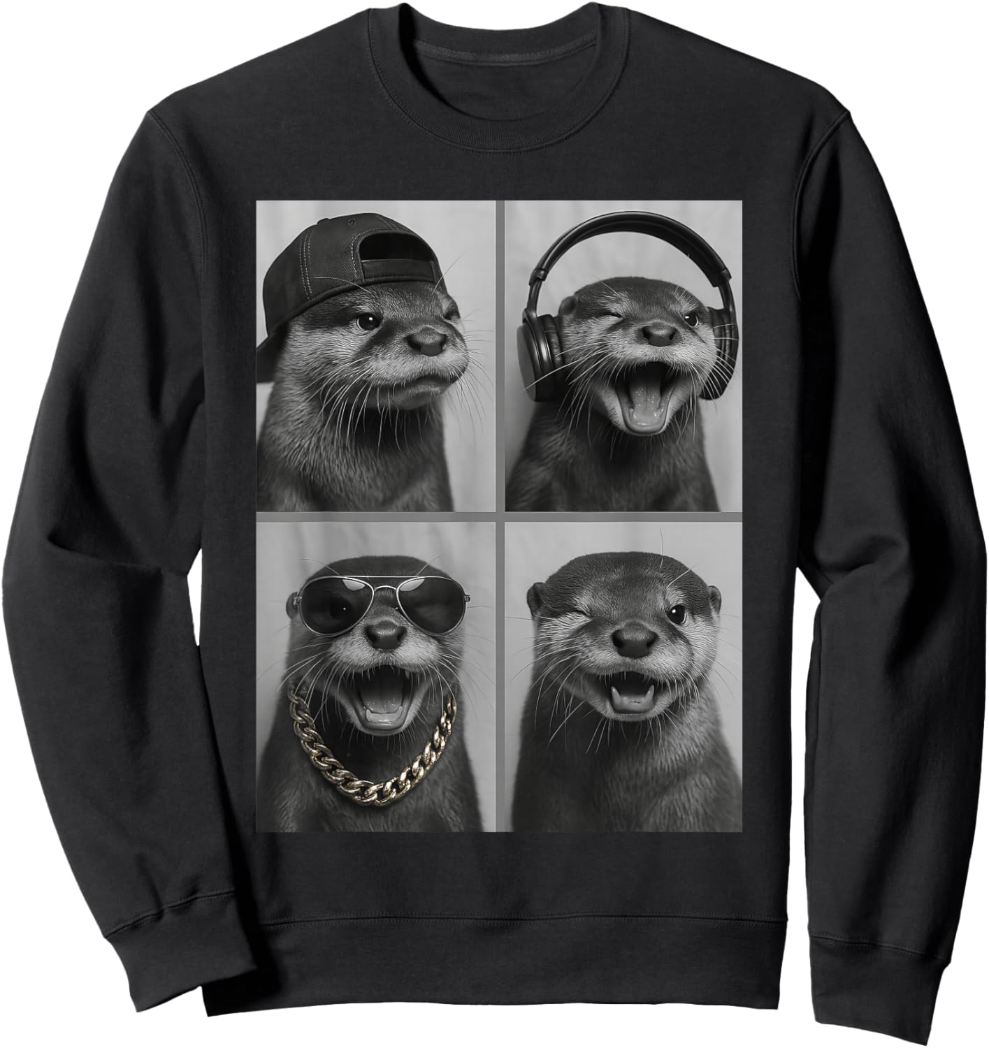Lunettes de Soleil Otter Sweatshirt - Sweatshirt | Black