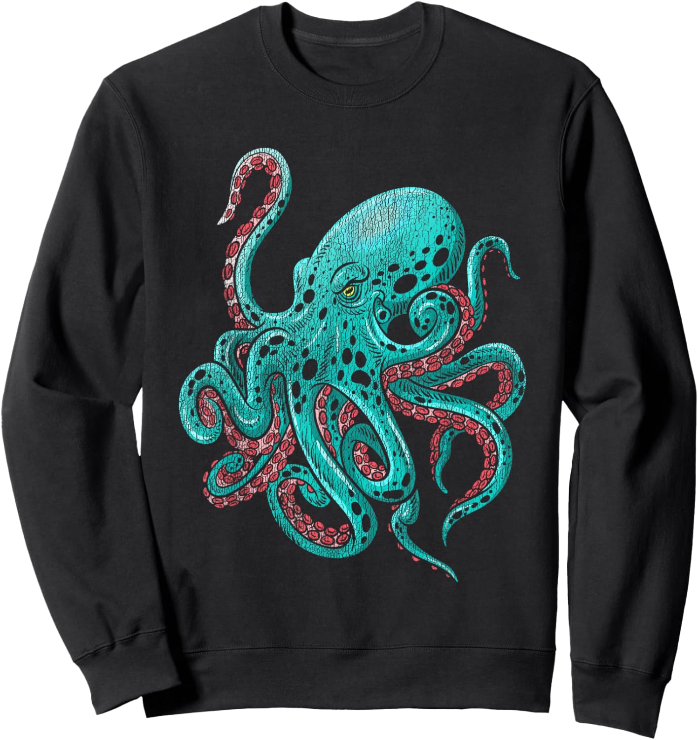 Kraken Octopus Sweatshirt - Sweatshirt | Black