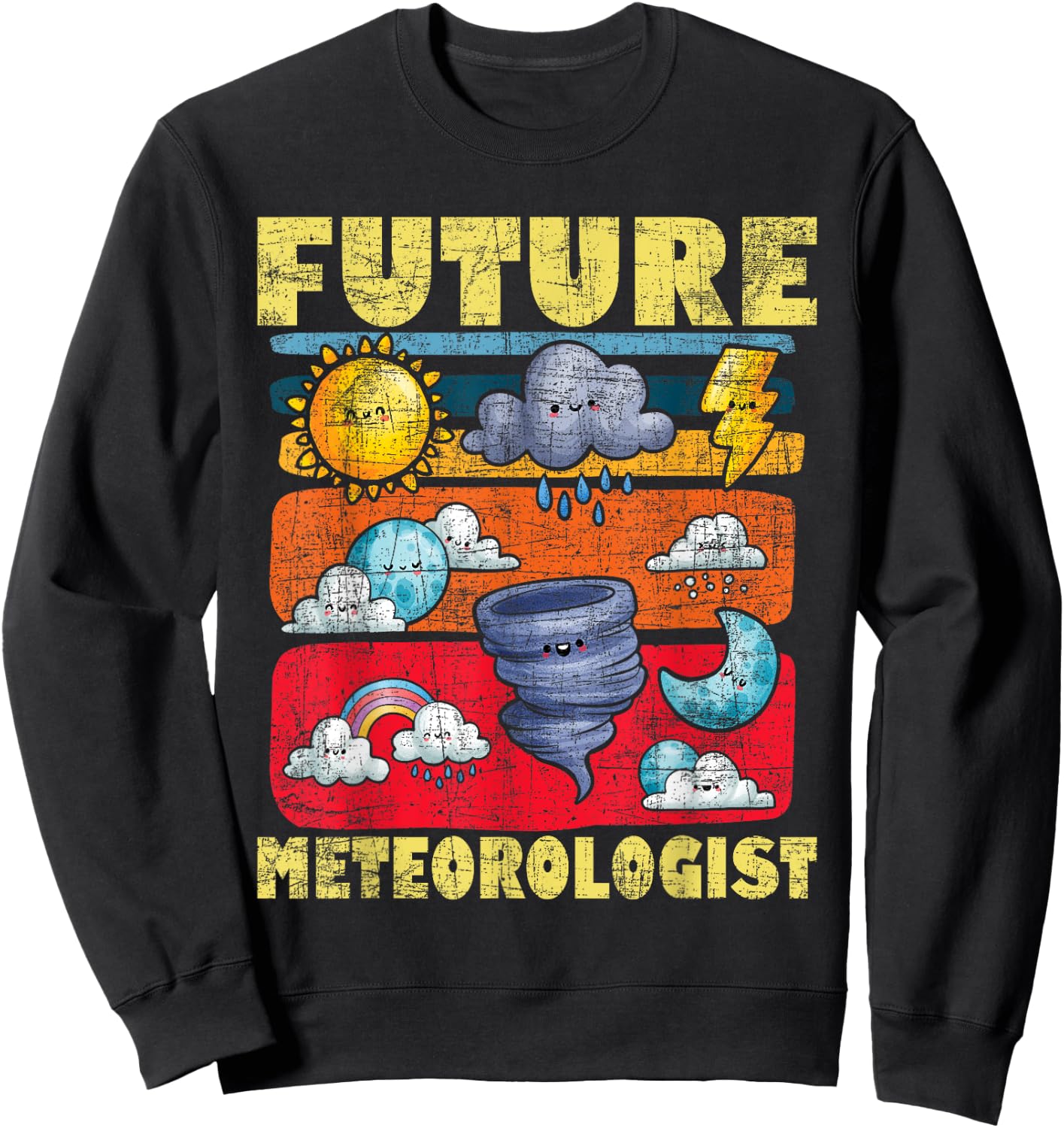Future Meteorologist - Meteorology Forecasting Weather Sweatshirt - Sweatshirt | Black