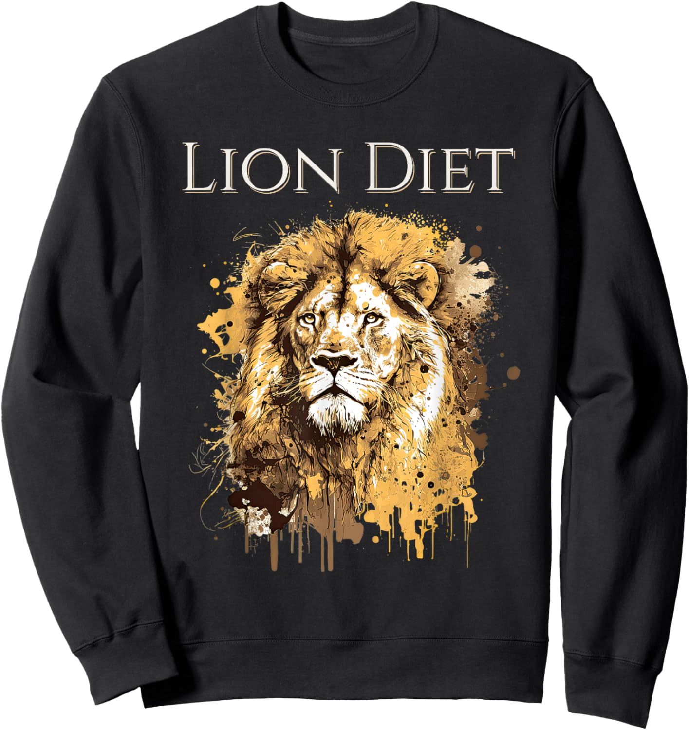 Carnivore: Zero Carb Lion Diet Lifestyle Sweatshirt - Sweatshirt | Black