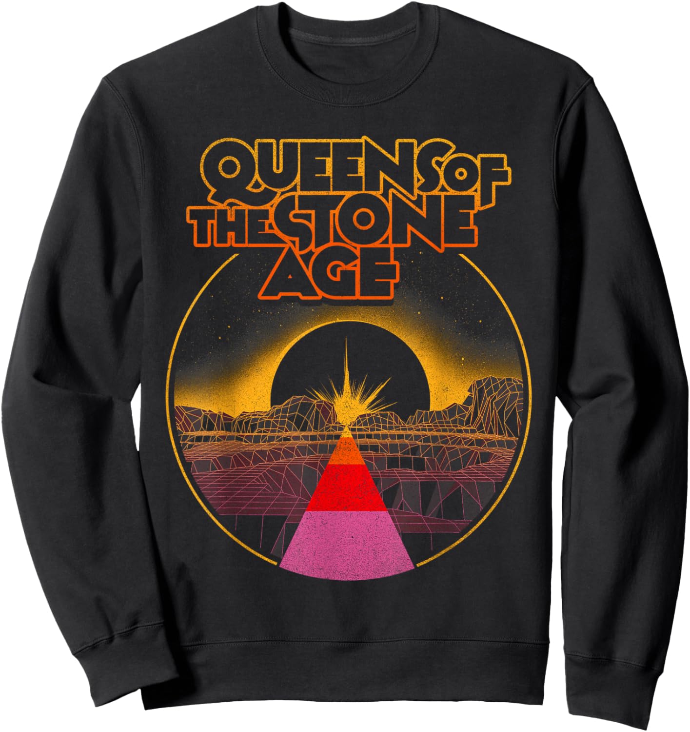 Official Queens of The Stone Age Desert Sun Sweatshirt - Sweatshirt | Black