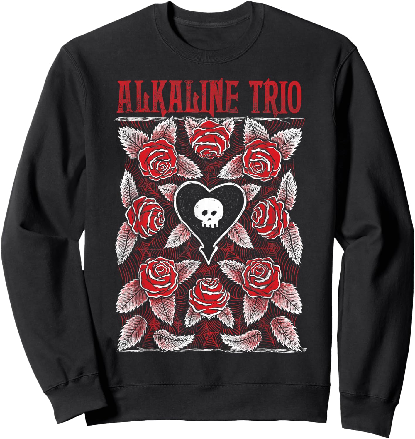 Alkaline Trio - Official Merchandise - Roses Sweatshirt - Sweatshirt | Black