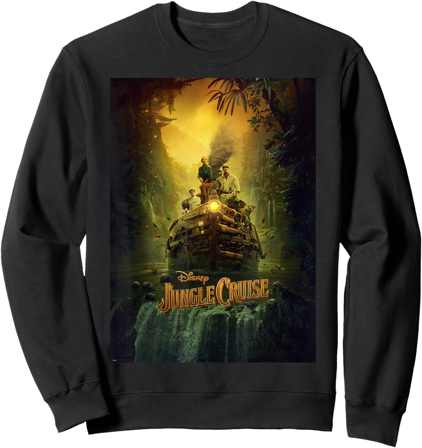 Disney Jungle Cruise Poster Sweatshirt - Sweatshirt | Black