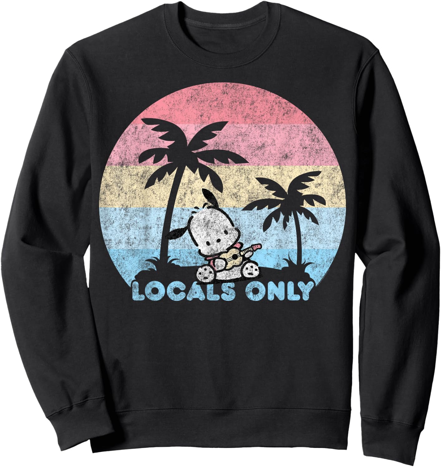 Pochacco Locals Only Sweatshirt - Sweatshirt | Black