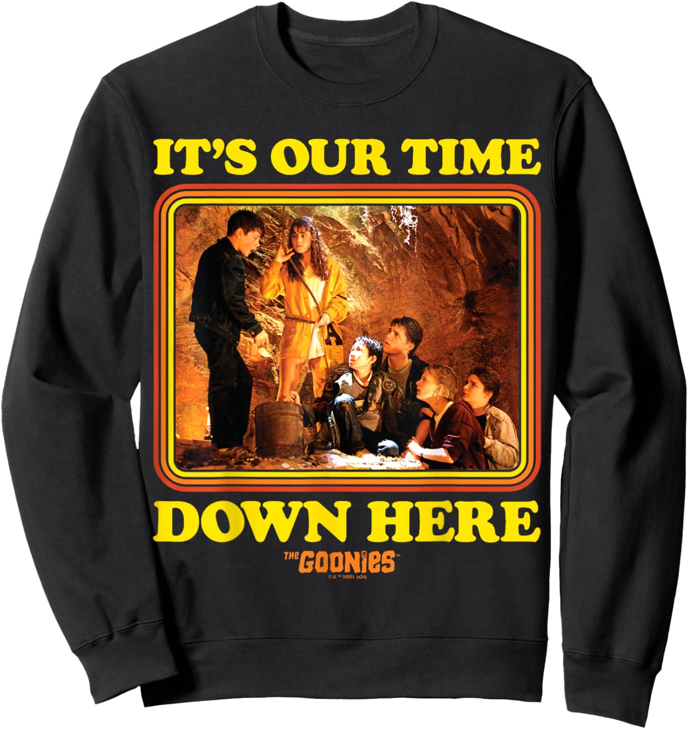 The Goonies - Mikey It's Our Time Down Here Sweatshirt - Sweatshirt | Black