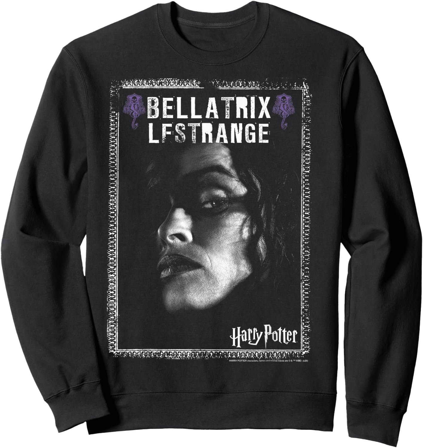 Harry Potter Bellatrix Lestrange Dark Portrait Sweatshirt - Sweatshirt | Black