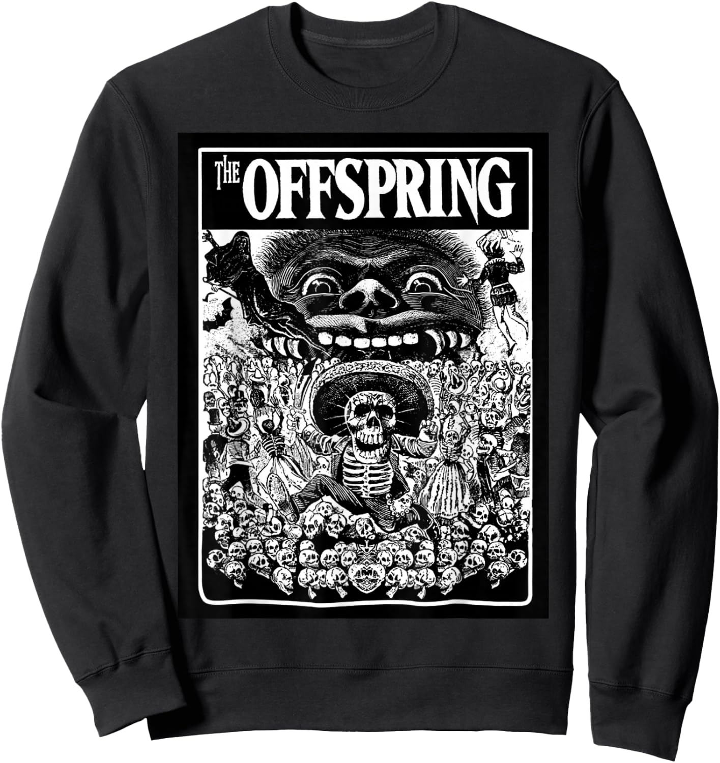 The Offspring Official Crowd Logo Sweatshirt - Sweatshirt | Black