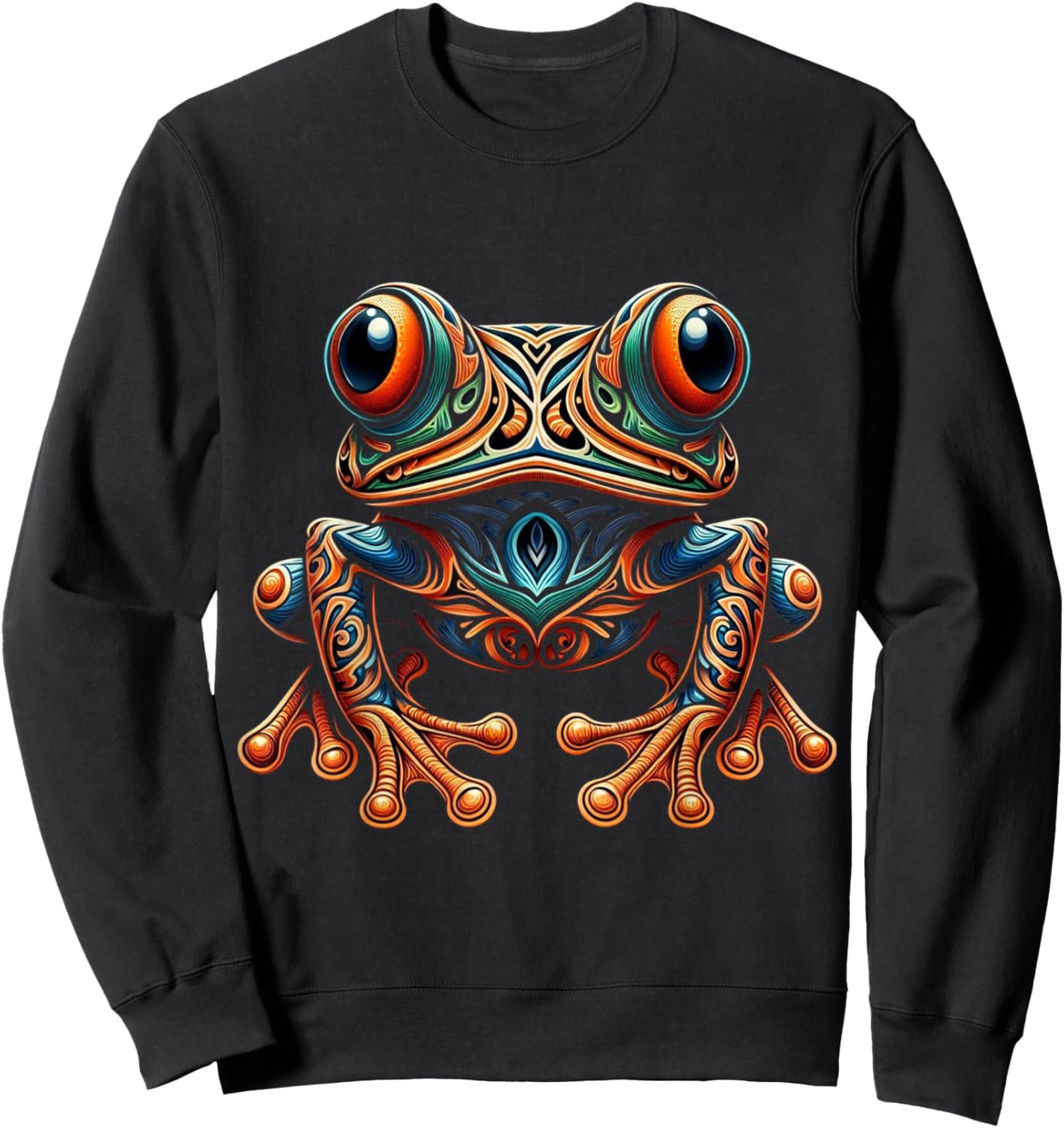 Coqui The Charming Puerto Rican Symbol Sweatshirt - Sweatshirt | Black