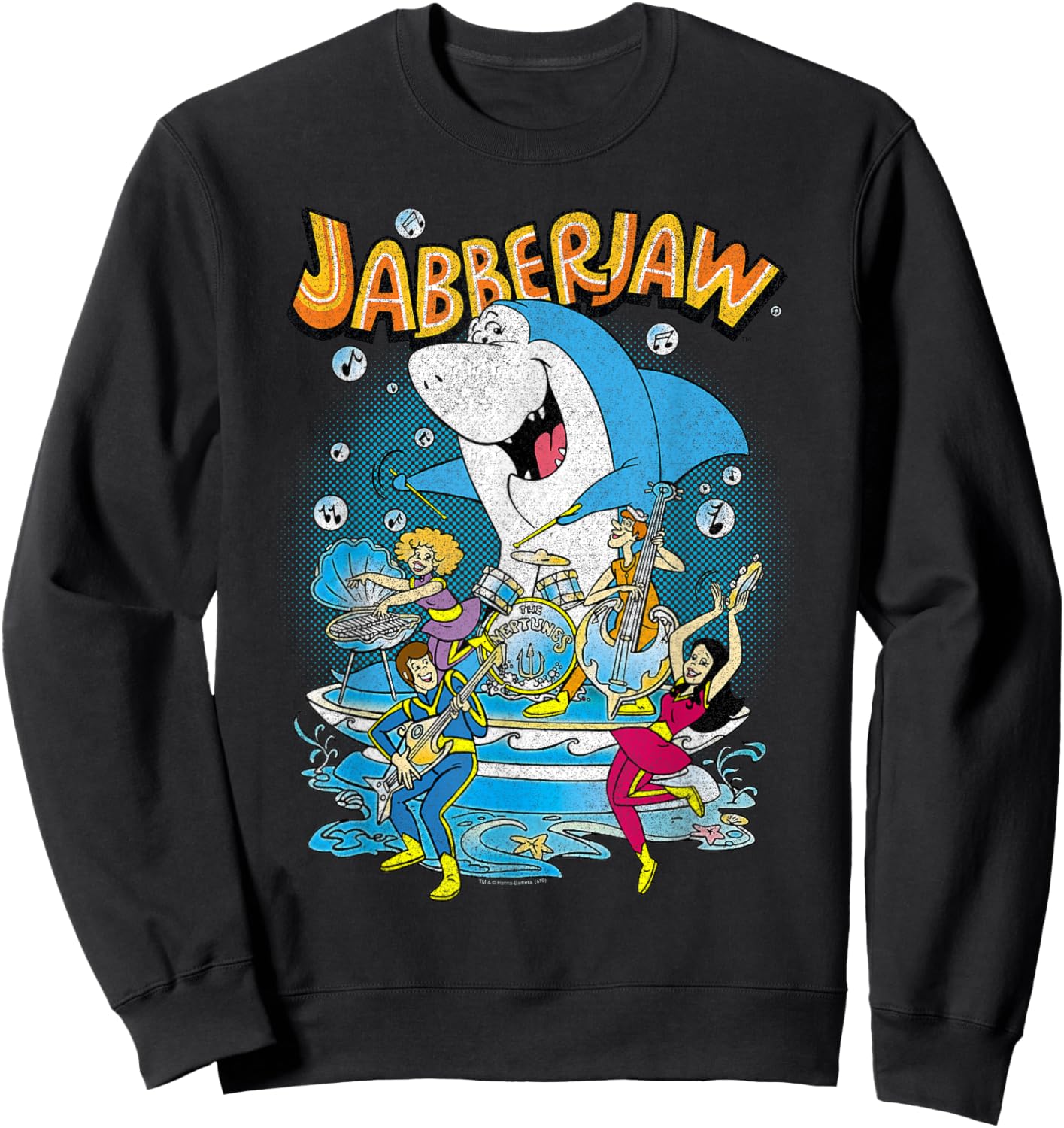 Jabberjaw and The Neptunes Sweatshirt - Sweatshirt | Black