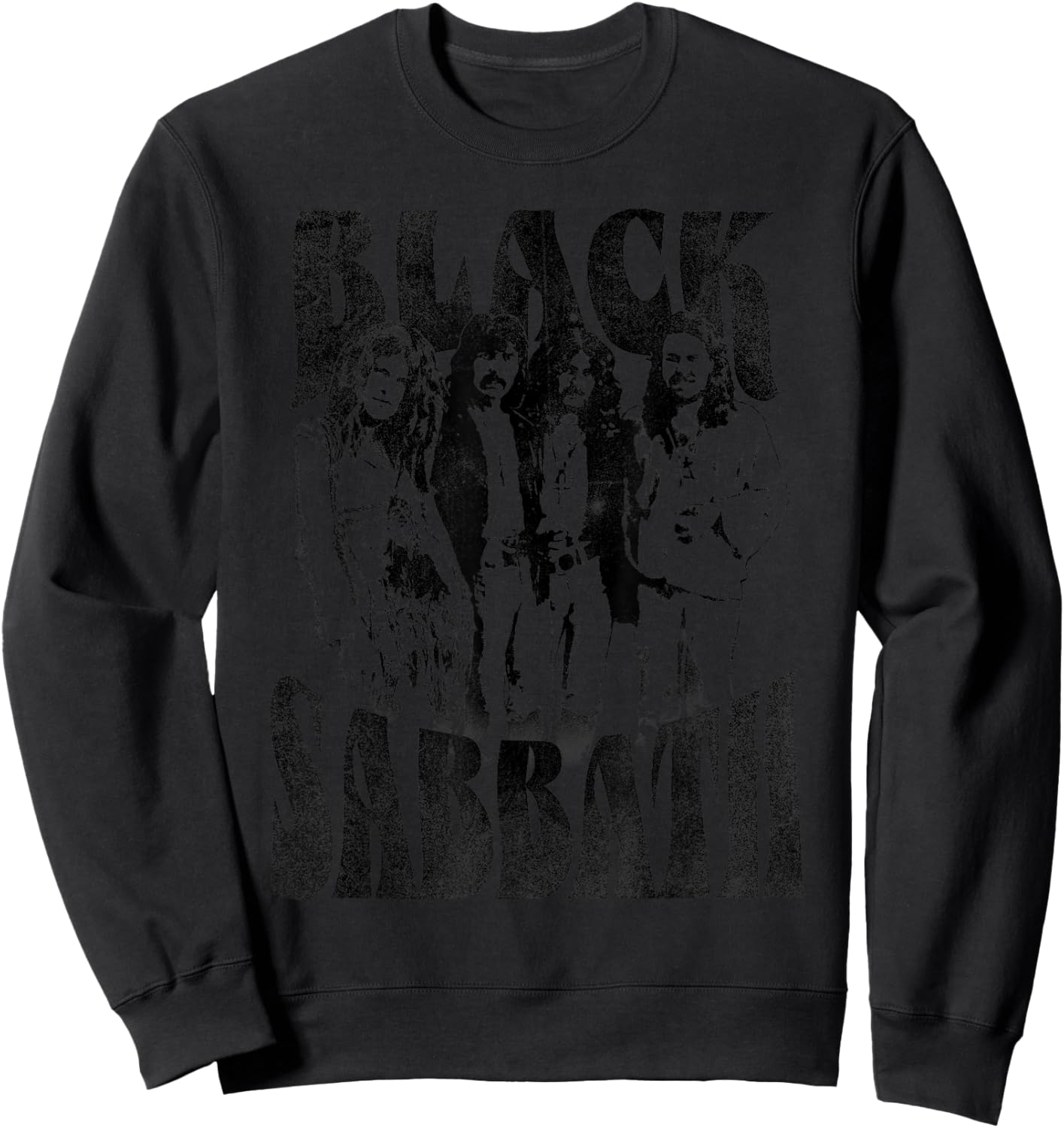 Official Black Sabbath Group Photo Sweatshirt - Sweatshirt | Black