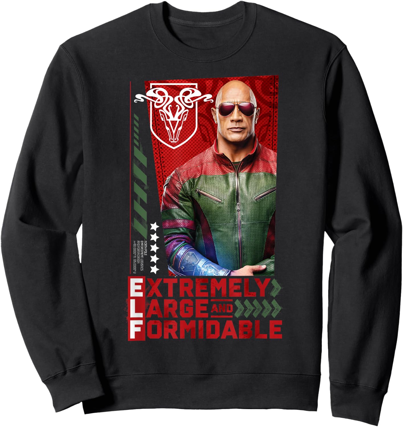 Red One - Extremely Large and Formidable Sweatshirt - Sweatshirt | Black