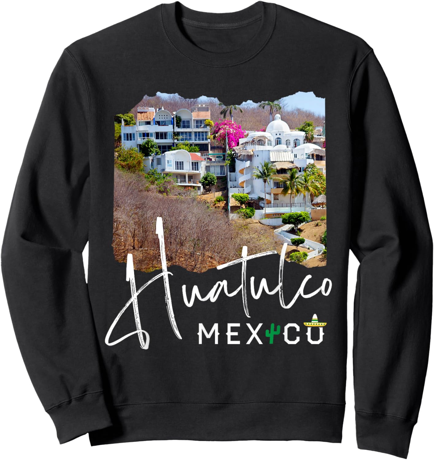Huatulco Mexico Souvenir / Huatulco Sweatshirt - Sweatshirt | Black