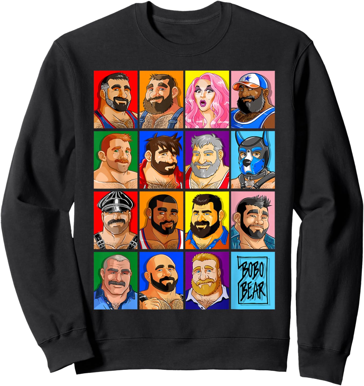 Happy Pride Sweatshirt - Sweatshirt | Black