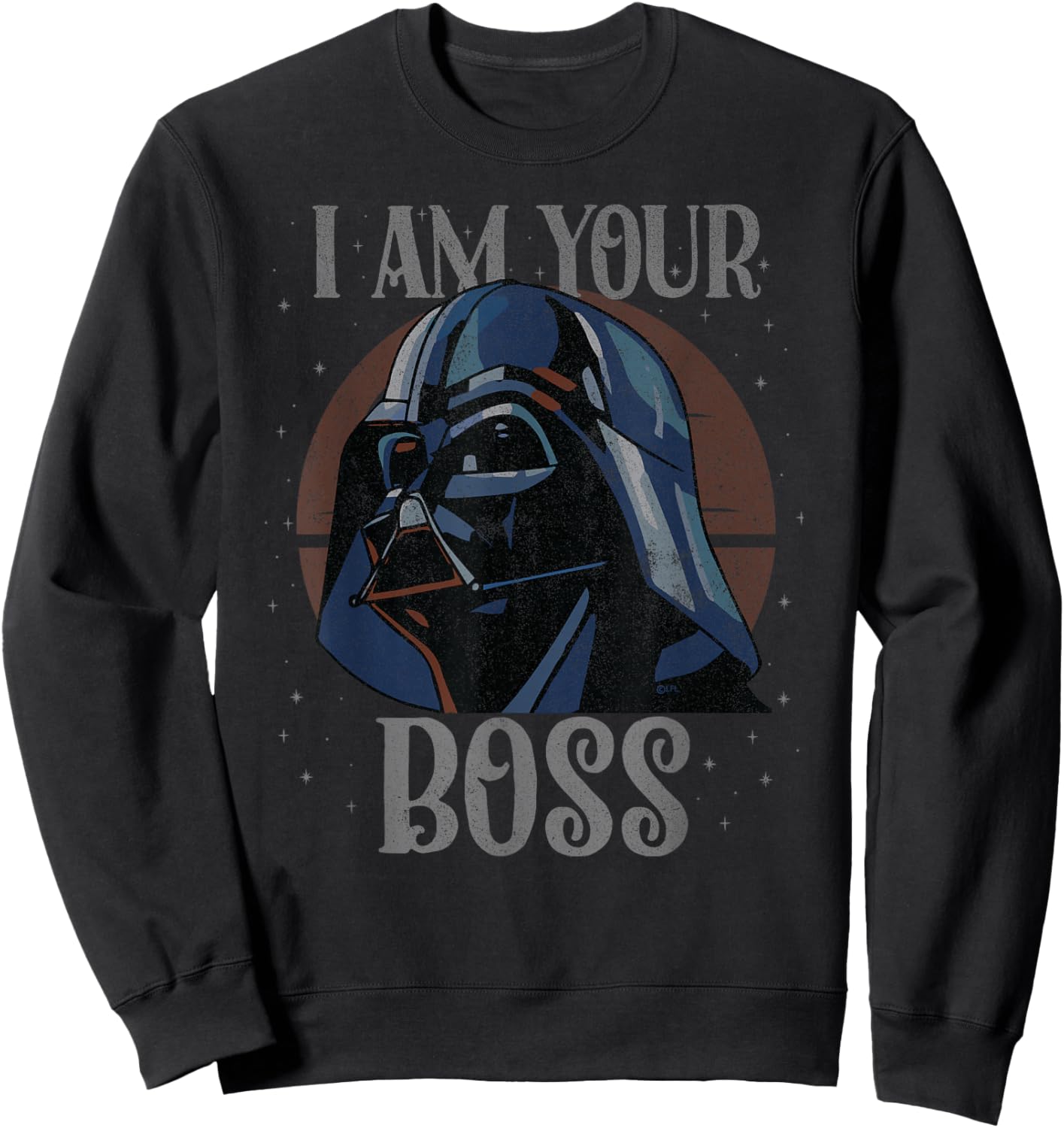 Star Wars Darth Vader I Am Your Boss Retro Quote Funny Gift Sweatshirt - Sweatshirt | Black
