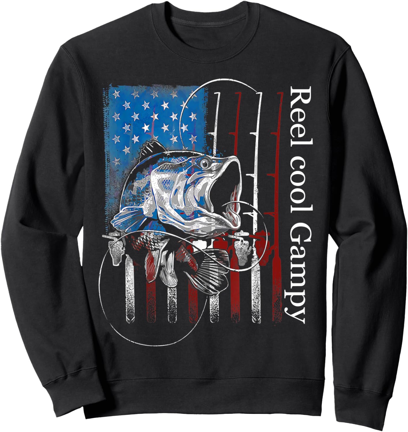 Reel cool Reel cool Gampy Sweatshirt - Sweatshirt | Black