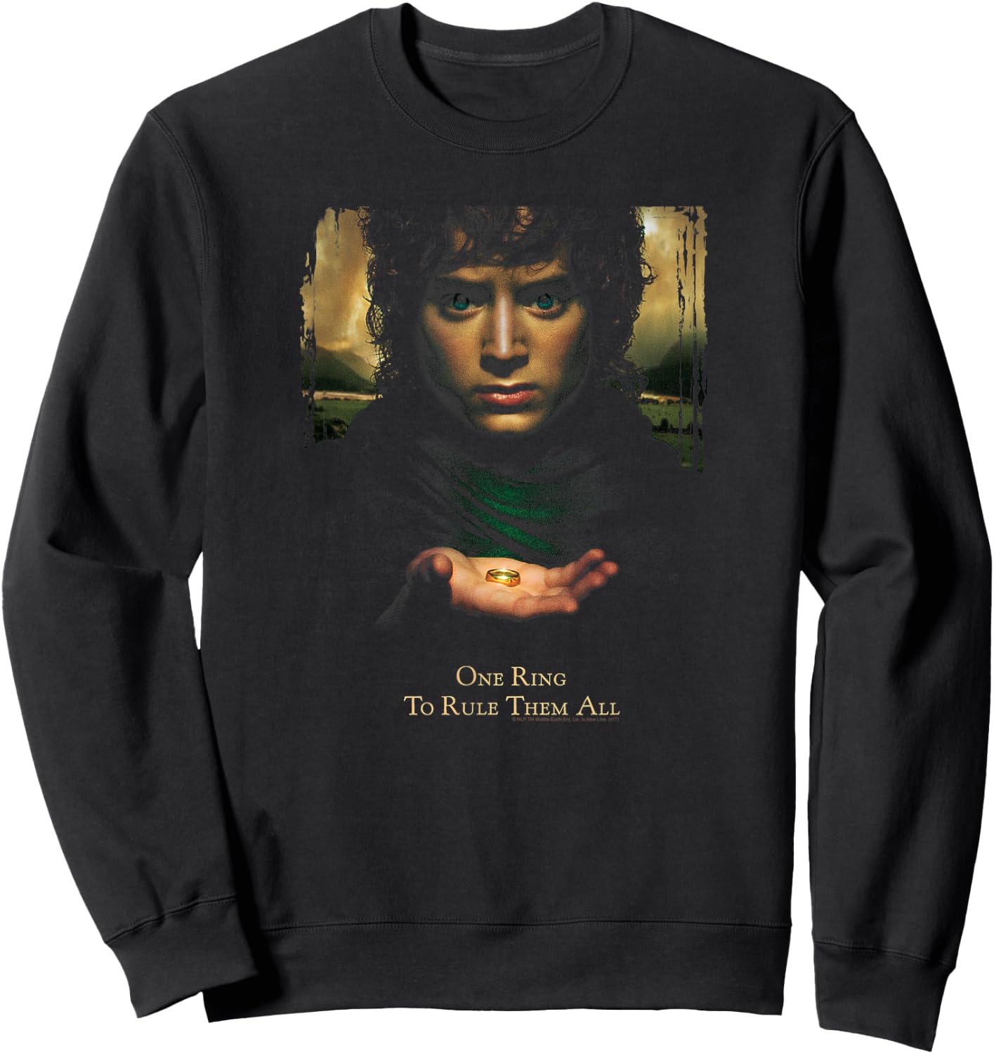 Lord of the Rings Frodo One Ring Sweatshirt - Sweatshirt | Black