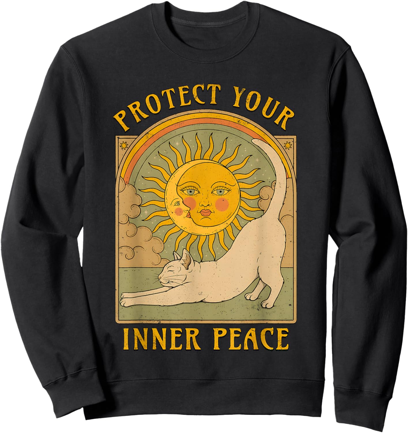Protect Your Inner Peace Sweatshirt - Sweatshirt | Black