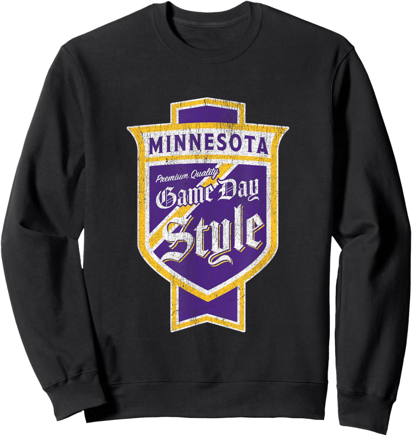Scandinavian Pride - Minnesota Pride Beer Label Sweatshirt - Sweatshirt | Black