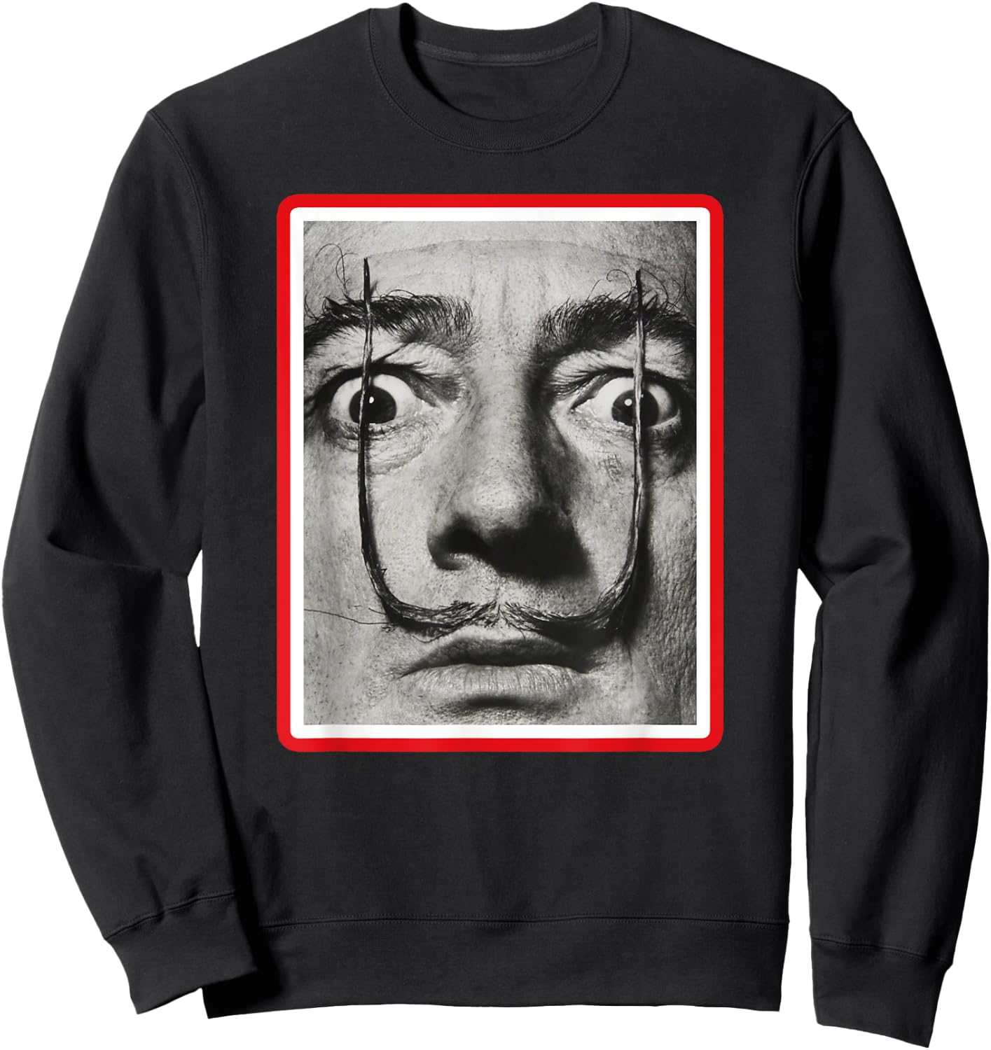 Famous Painting Illustration Sweatshirt - Sweatshirt | Black