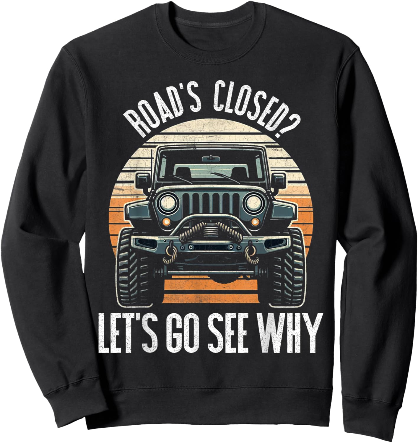 Offroad Racing Dad SxS 4X4 Off-Roading SUV UTV Car Lovers Sweatshirt - Sweatshirt | Black
