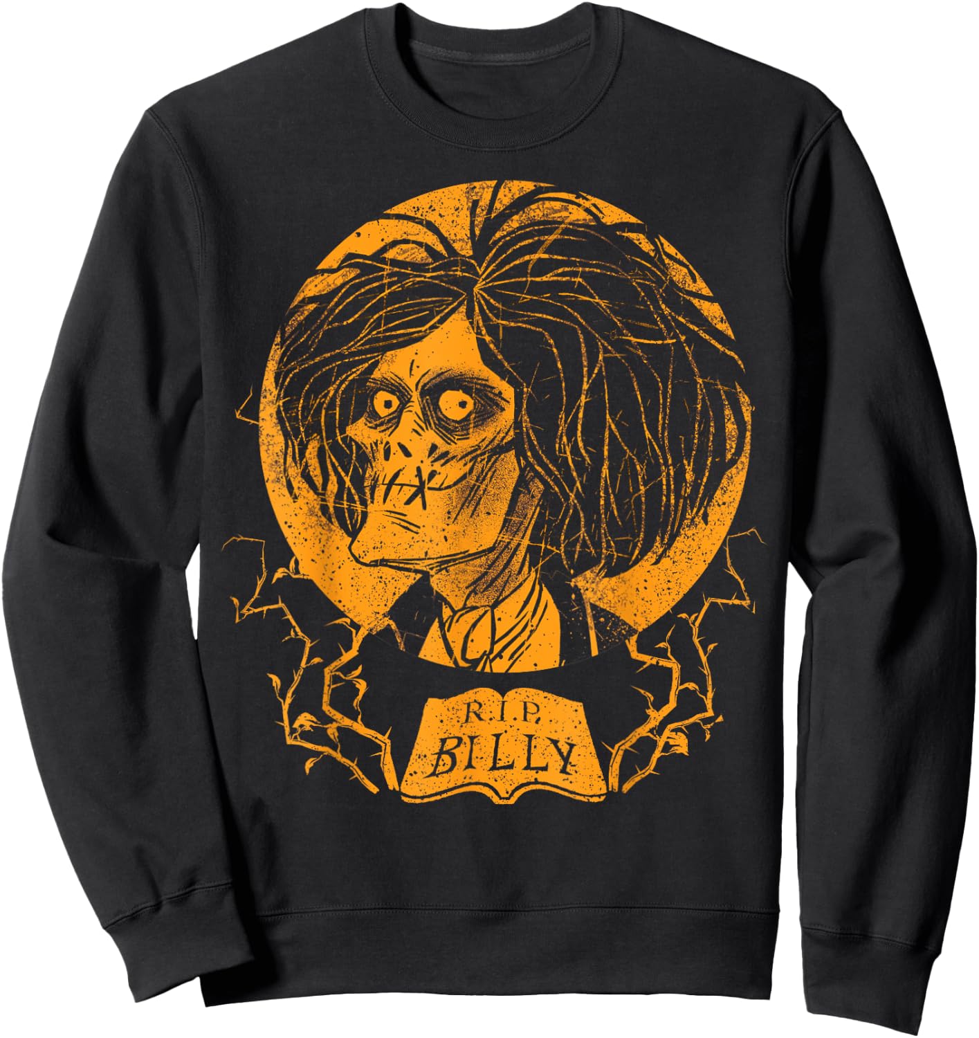 Disney Hocus Pocus RIP Billy Halloween Tombstone Retro Sweatshirt - Sweatshirt | Black