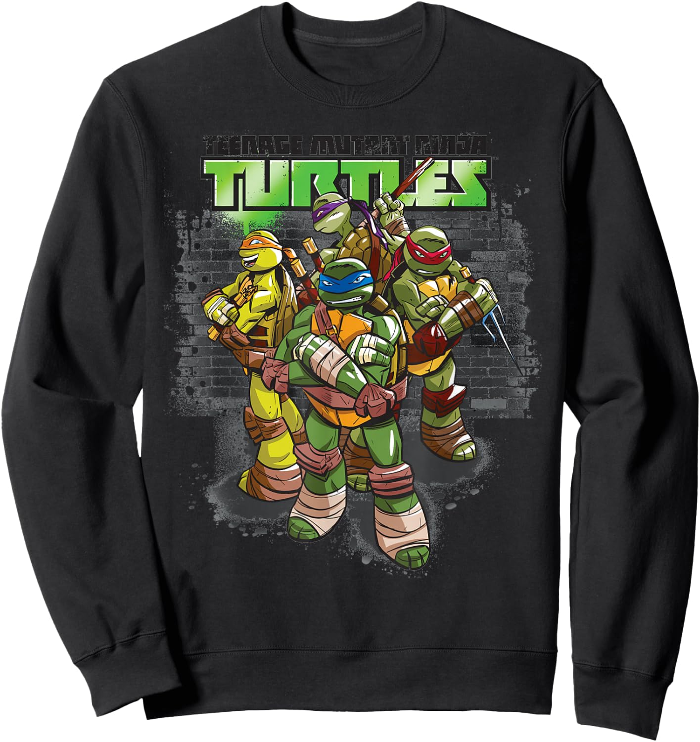TMNT Turtle Stance Sweatshirt - Sweatshirt | Black