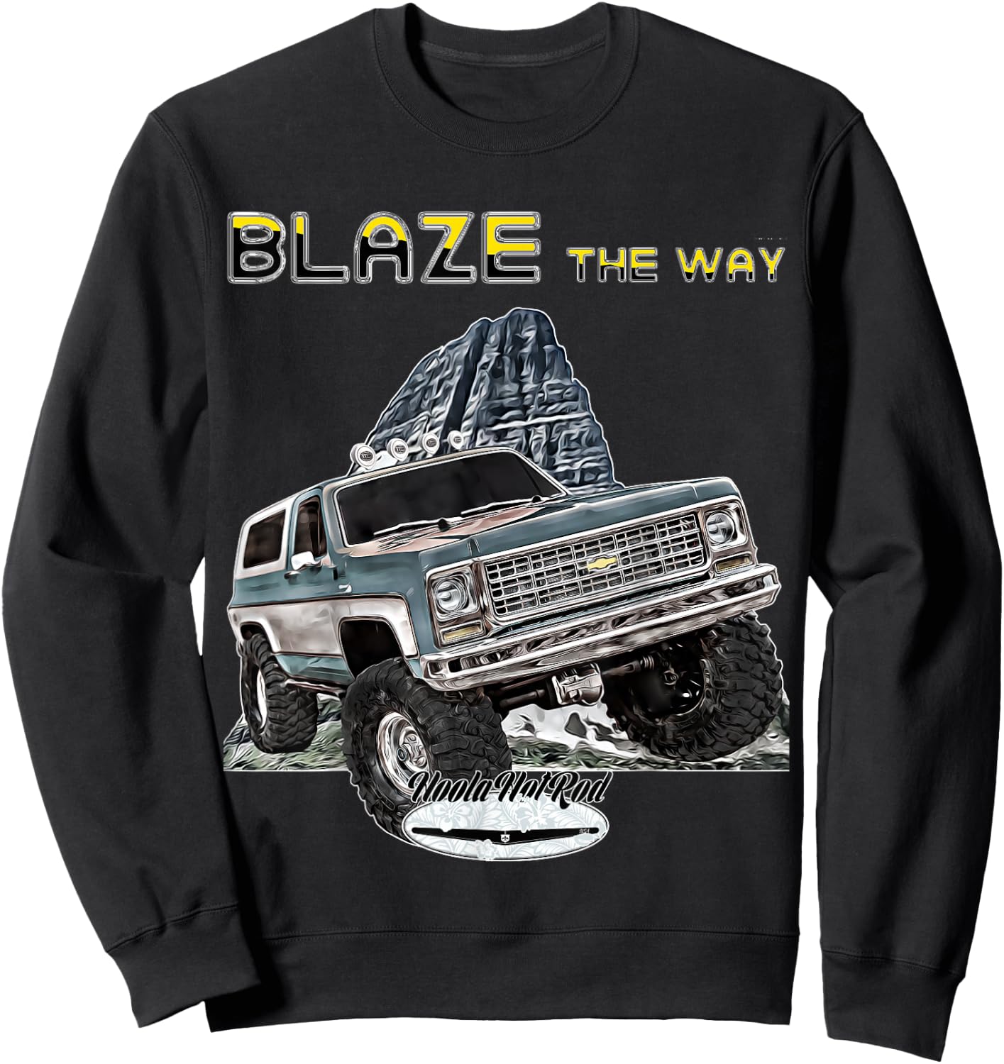 Blazer,Lifted Squarebody Truck,K5,Jimmy,Suburban,Silverado Sweatshirt - Sweatshirt | Black