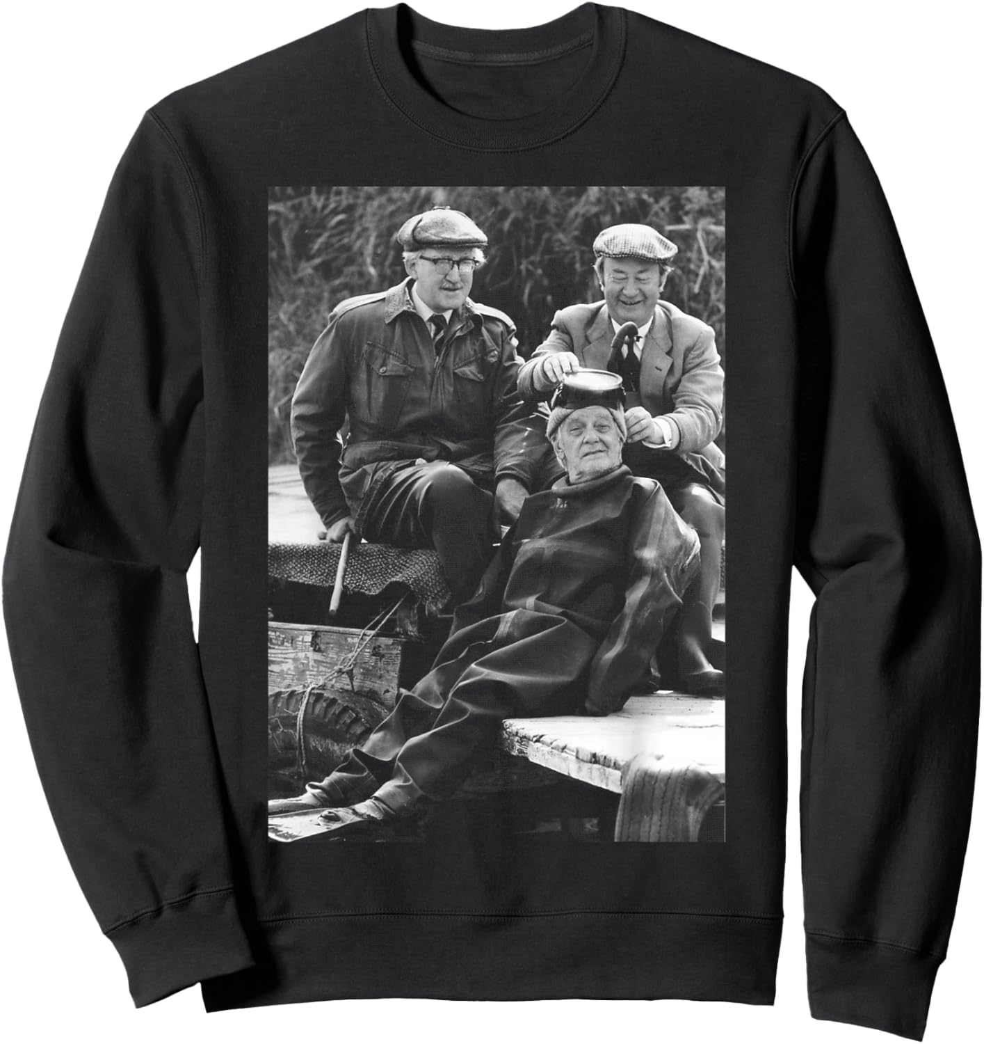 Last of The Summer Wine 1981 Compo Simmonite & Co Sweatshirt - Sweatshirt | Black