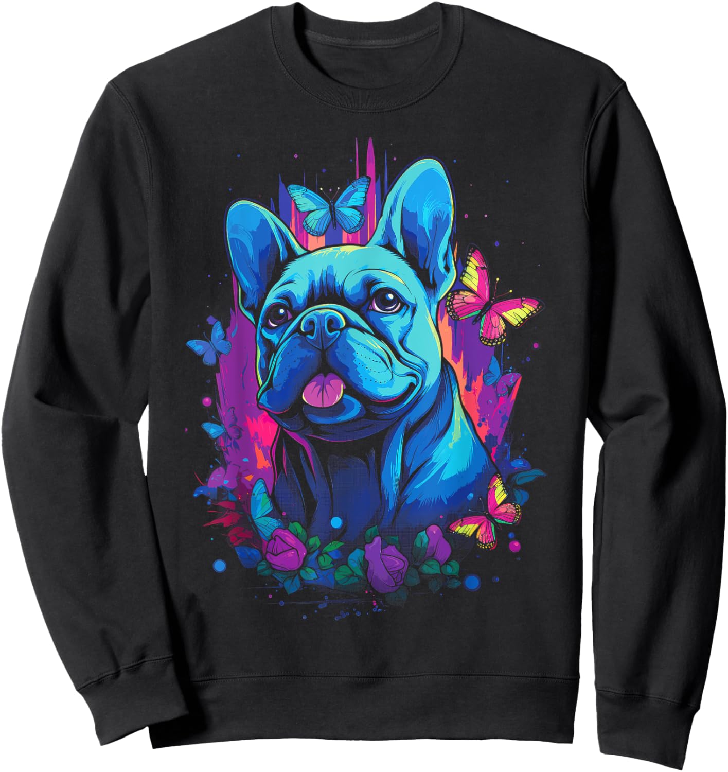 French Bulldog Mom Dog Lover French Bulldog Owner Women Sweatshirt - Sweatshirt | Black