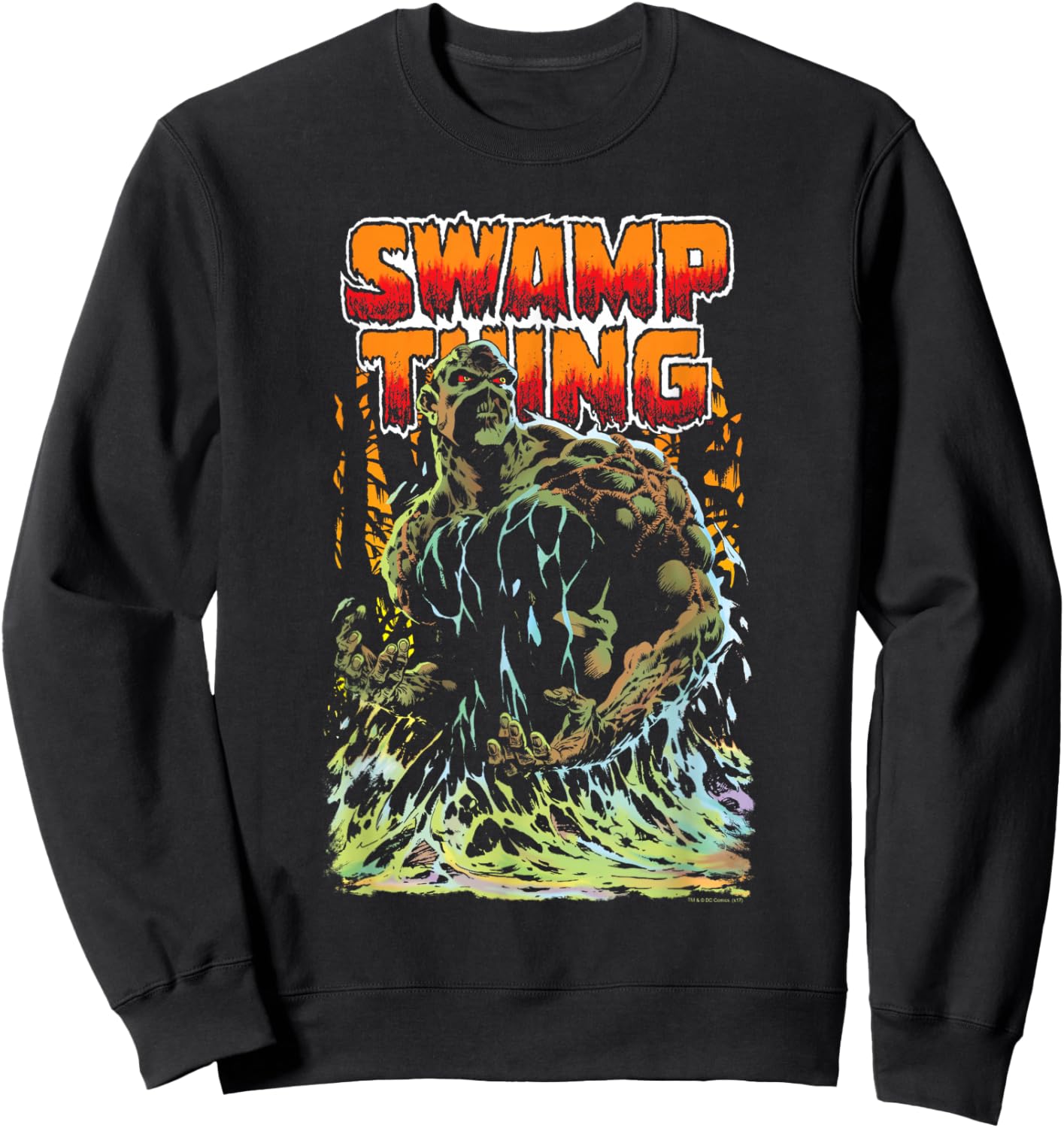 Justice League Swamp Thing Sweatshirt - Sweatshirt | Black